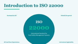 ISO 22000 Overview and Food Safety Management System Basics | PDF