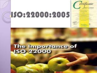 ISO:22000:2005