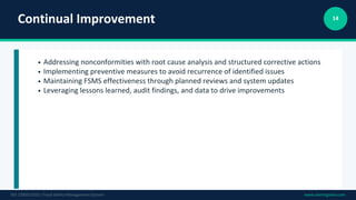 Understanding ISO 22000:2018 Standard | FSMS Purpose and Scope | PDF