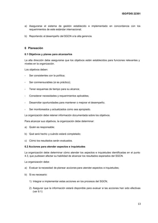 Iso 22301 continuidad del negocio castellano | PDF