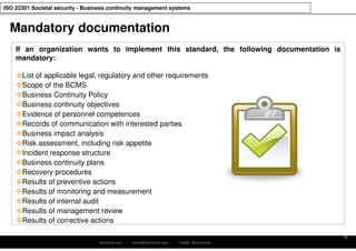 ISO 22301 Business Continuity Management | PDF
