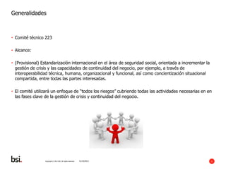 ISO 22301 Seguridad de las sociedades- Continuidad del negocio | PDF