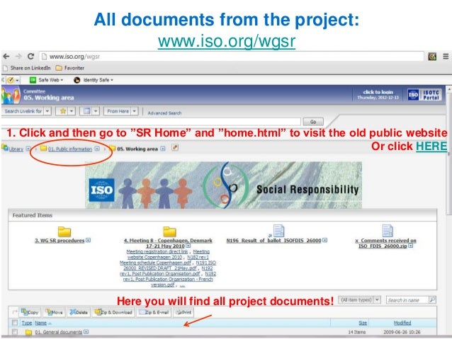 Iso project home page Iso project home page