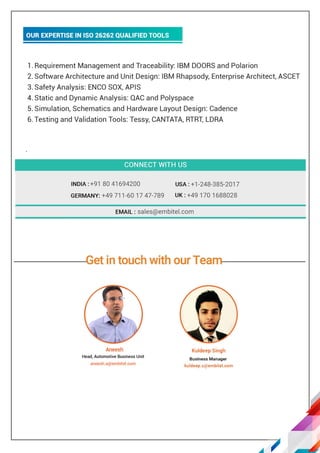 Handbook on ISO 26262 Compliant Development