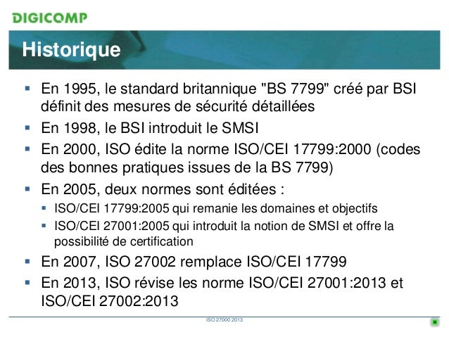 iso standard 27037 Les de  la changements nouvelle Security  Information