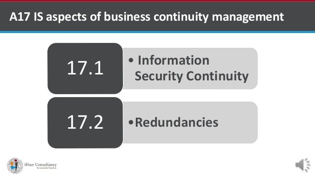 Iso 27001 Business Continuity
