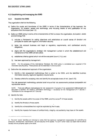 ISO/IEC 27001 standard | PDF