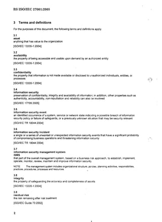 ISO/IEC 27001 standard | PDF