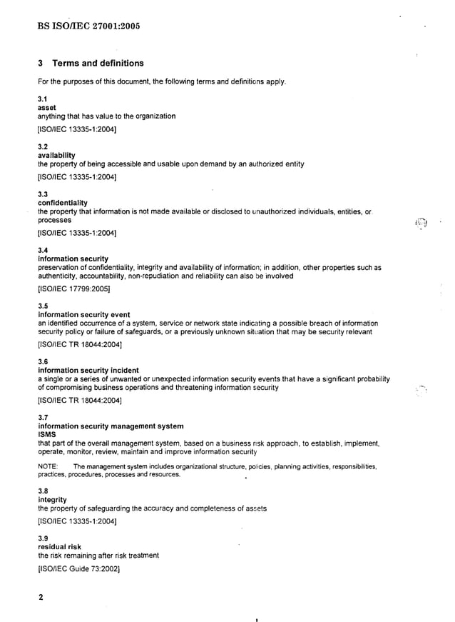 ISO/IEC 27001 standard | PDF