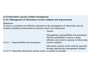 Security Event Reporting ISO 27001 training presentation for beginners | PPTX