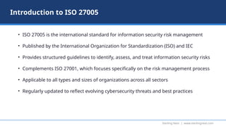 ISO 27005 Risk Management Explained Step-by-Step Guide for Beginners | PPTX