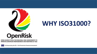 Valtteri Laine
Project Manager
Captain/M.Sc.
WHY ISO31000?
 