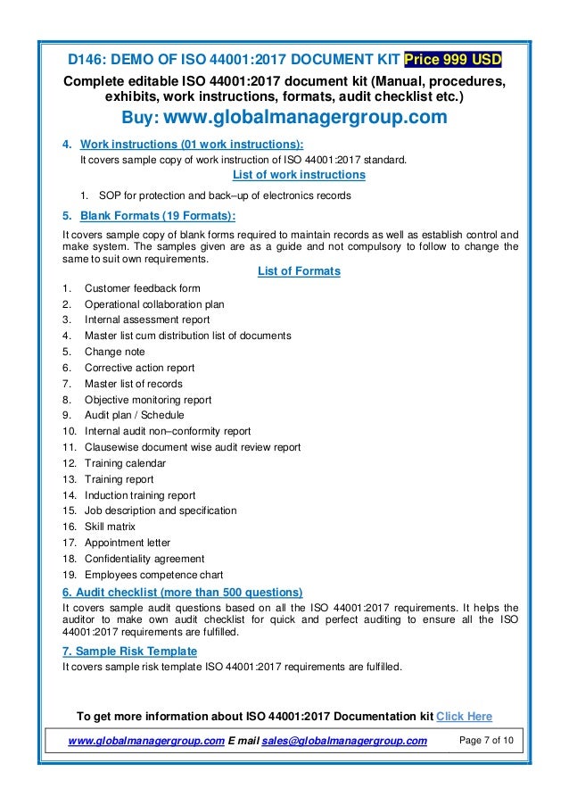 instruction document template
