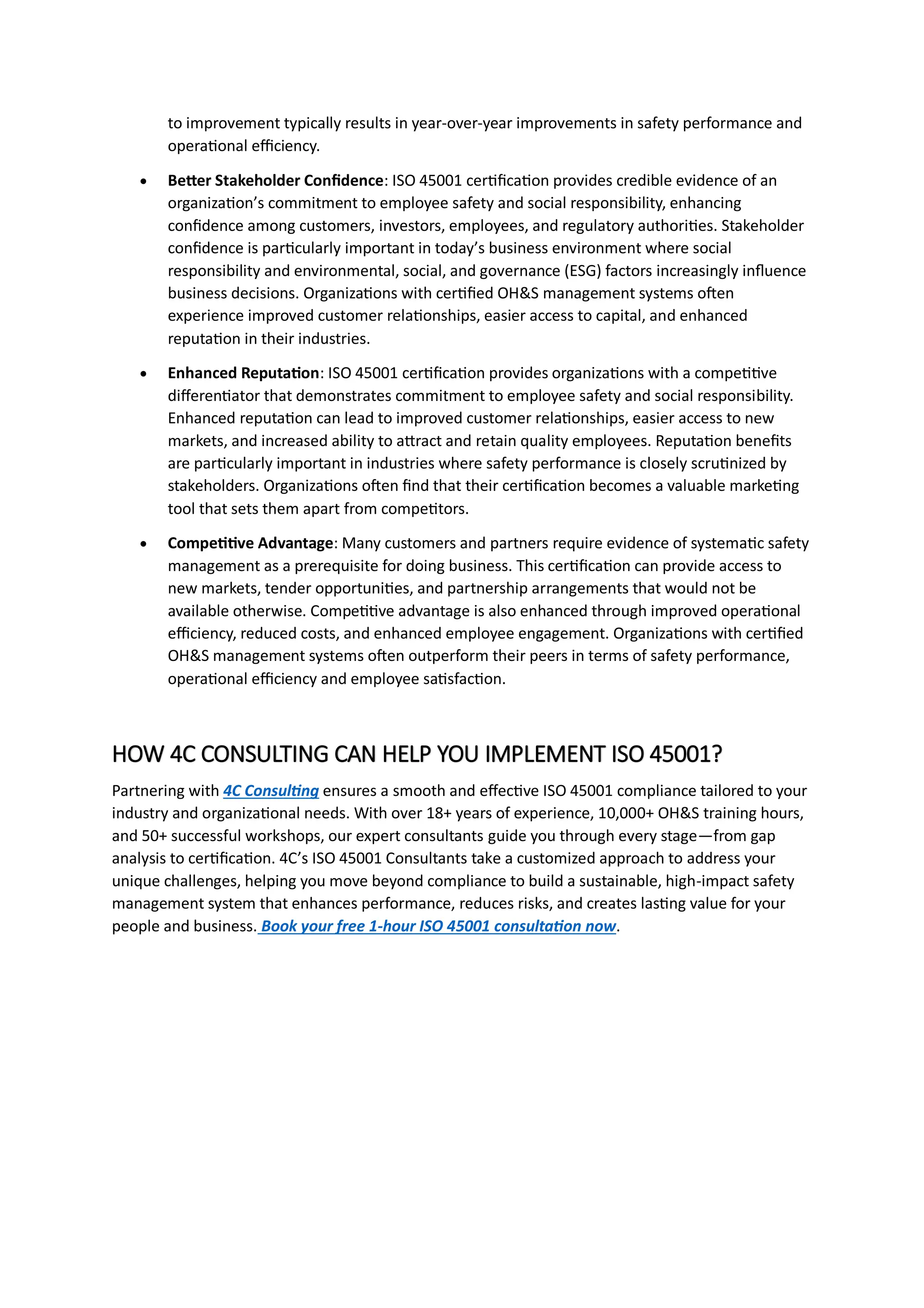 ISO 45001 Occupational Health and Safety Management System Guide | PDF