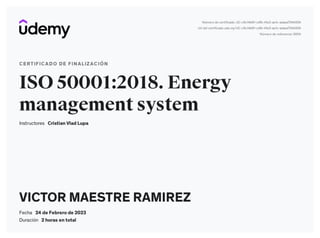 ISO 50001:2018. Energy Management System