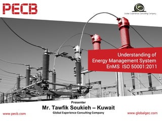 Presenter
Mr. Tawfik Soukieh – Kuwait
Global Experience Consulting Company
 