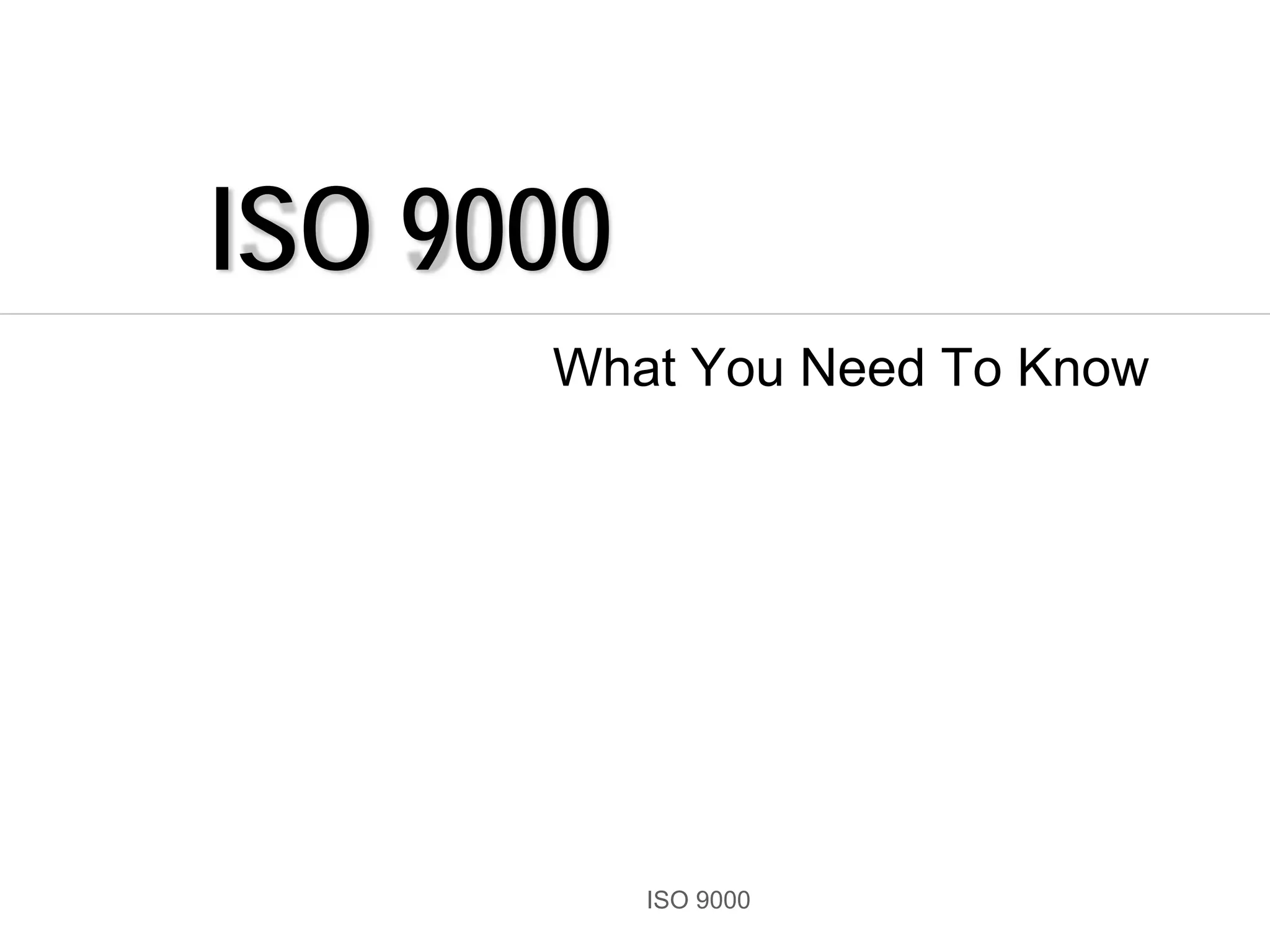Iso 9000 | PPT