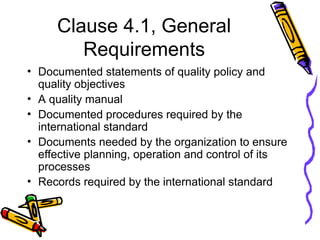 ISO 9001-2000 Documentation requirements | PPT