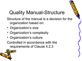 ISO 9001-2000 Documentation requirements | PPT
