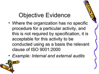 ISO 9001-2000 Documentation requirements | PPT