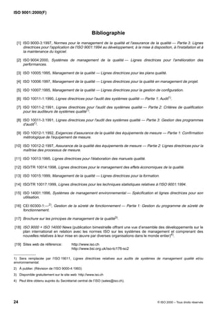 ISO 9001:2015 Systèmes de management de la qualité — Exigences | PDF