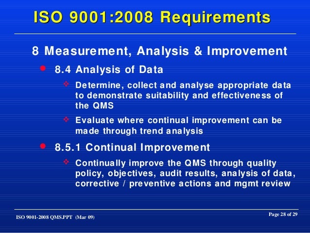 Study ISO-9001-CLA Plan