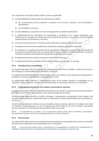 Iso 9001 2015 sistemas de gestión de la calidad | PDF