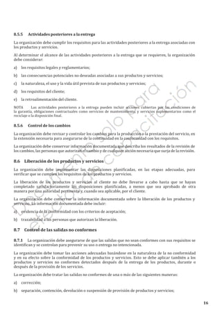 Iso 9001 2015 sistemas de gestión de la calidad | PDF