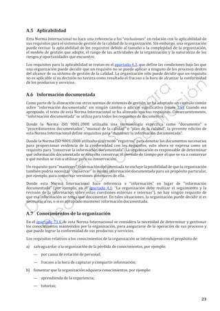 Iso 9001 2015 sistemas de gestión de la calidad | PDF