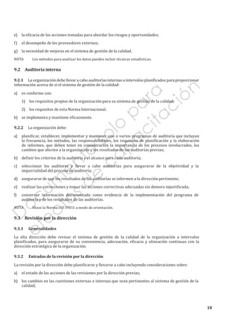 ISO 9001: 2015 sistemas de gestión de la calidad (5ta Edición) | PDF