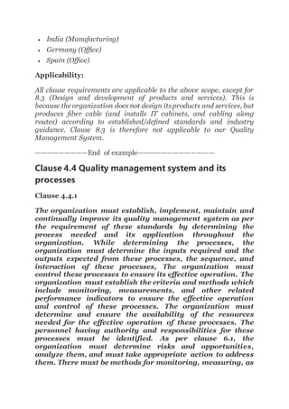 Iso 9001 2015 clause 4 context of the organization | DOCX