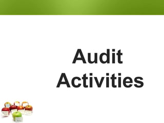 Audit
Activities
 