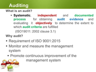 ISO 9001 2015 INTERNAL AUDIT PRESENTATION COMET PORTHARCOURT.pptx