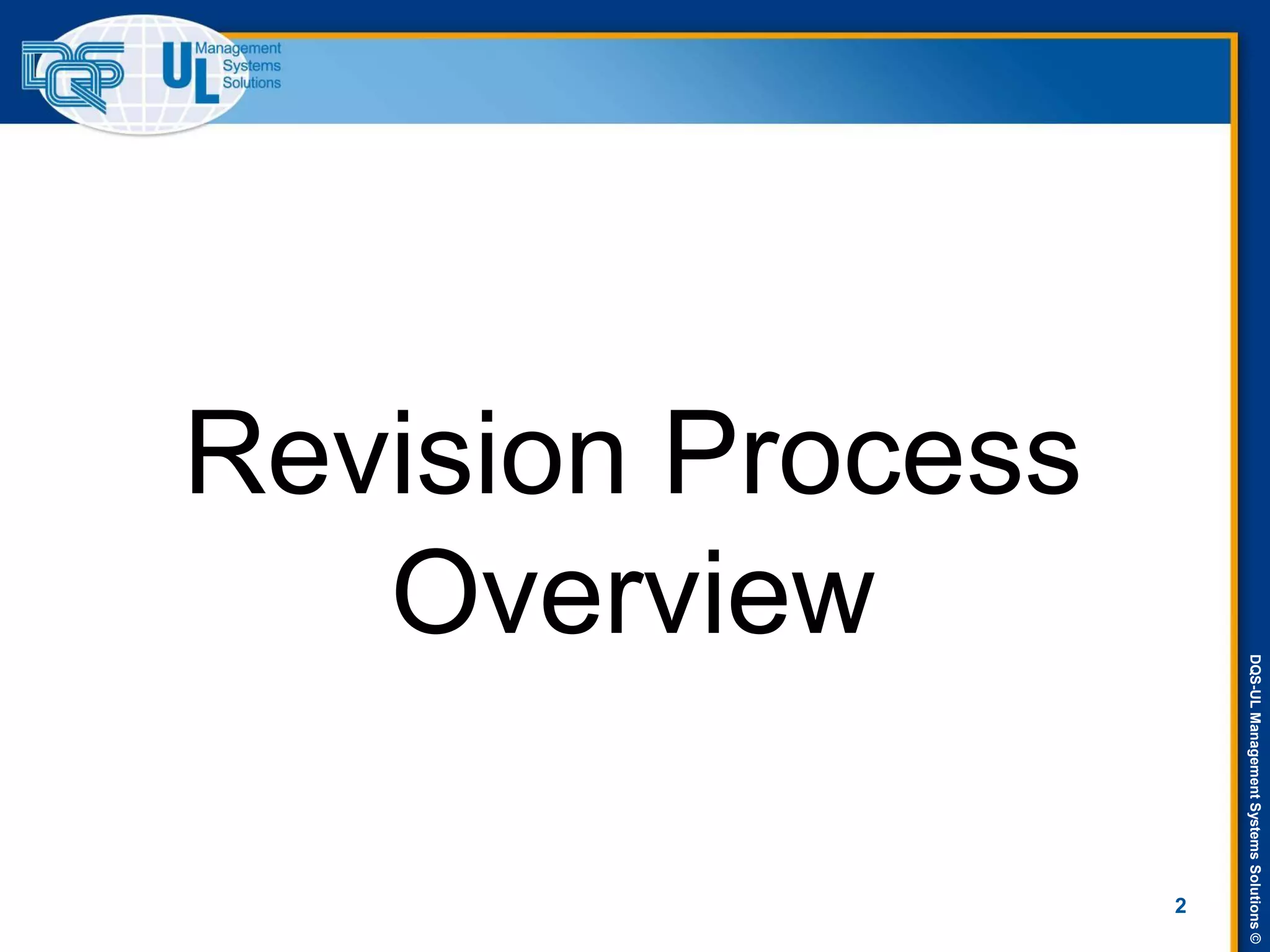 ISO 9001-2015 Revision Training Presentation | PDF