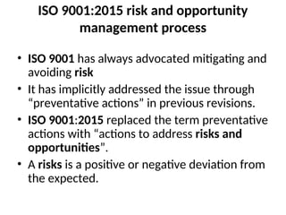 ISO 9001 2015 a globally recognized standard for quality management ...
