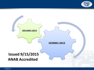 © DQS Inc.
ISO9001:2015
ISO14001:2015
ANAB Accredited
Issued 9/15/2015
 