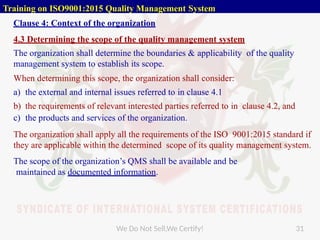 Iso 9001 Guidelines.pdf ISO 9001 Awareness Training - SIS.pptx 2026 | PPTX