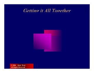 Getting it All Together




© 2006 Jack West
All Rights Reserved
 