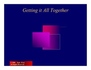 Getting it All Together




© 2006 Jack West
All Rights Reserved
 