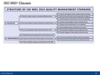ISO 9001 Foundation Training Course - Sample Slides | PDF