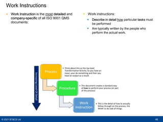 ISO 9001 Foundation Training Course - Sample Slides | PDF