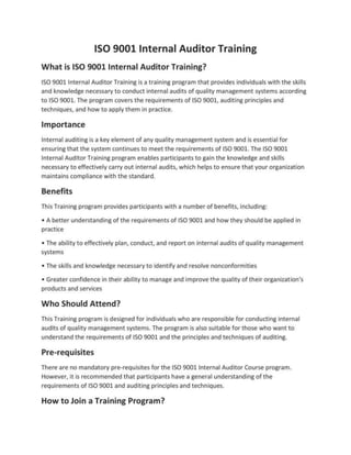 ISO 9001 Internal Auditor Training.ppt