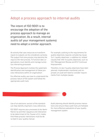 Iso 9001 internal audit tips | PDF