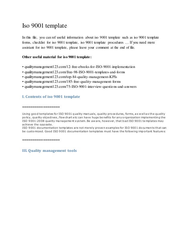 iso 9001 templates free download iso 9001 template iso 9001 templates free download iso 9001 template