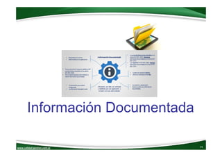 www.calidad‐gestion.com.ar
Información Documentada
74www.calidad‐gestion.com.ar
 
