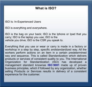 ISO 9002: The International standard of performance | PDF