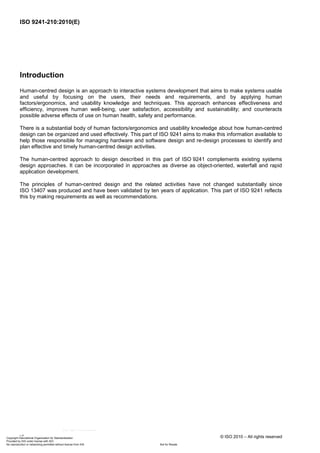 Bell 9241 User Guide.pdf ISO 9241-210 v2010 (1).pdf -materials for ergonomics | PDF