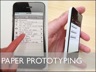 PAPER PROTOTYPING
 