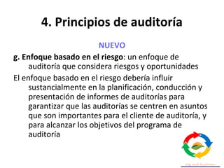 5. Administrar un programa de
auditoria
Una organización que precise de realizar auditorías
deberá definir un programa de ...