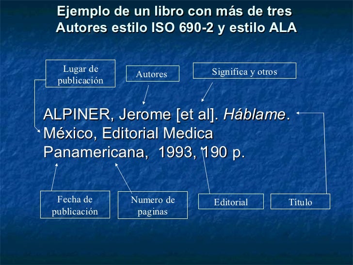 Cómo registrar bibliografía: estilo ISO, ALA, IFLA